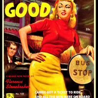 She Tried To Be Good Magnetic Canvas Print Pulp Fiction FRIDGE MAGNET 6x8 Large