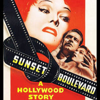 Sunset Boulevard Movie Poster Fridge Magnet 11x16.5 Large Canvas Print