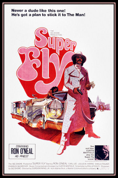 Super Fly Movie Poster Ron O'Neal Fridge Magnet 6x8 Large