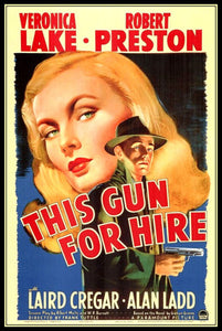This Gun For Hire Veronica Lake Movie Poster Fridge Magnet 6x8 Large