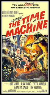 The Time Machine Vintage Movie Poster Print Fridge Magnet 9x17 Large