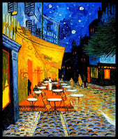 Café Terrace at Night Vincent Van Gogh Art Print Fridge Magnet 12x14 Large
