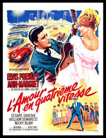 Viva Las Vegas Elvis French Movie Poster Fridge Magnet 6x8 Large
