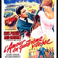 Viva Las Vegas Elvis French Movie Poster Fridge Magnet 6x8 Large