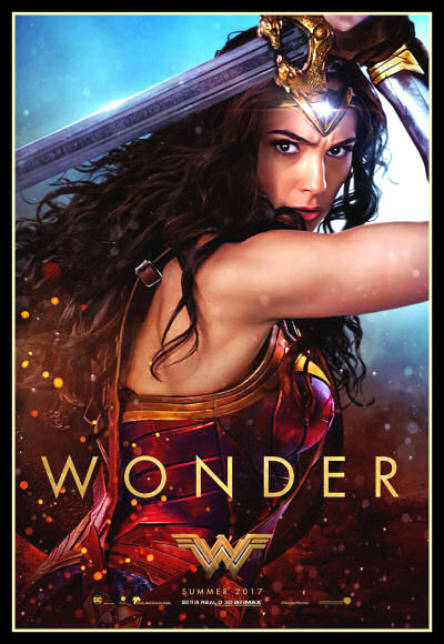 Wonder Woman Movie Poster Gal Gadot Fridge Magnet 6x8 Large